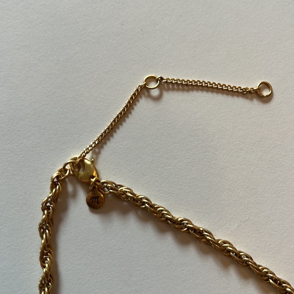 Madewell Gold Twisted Rope Necklace - Picture 5 of 5